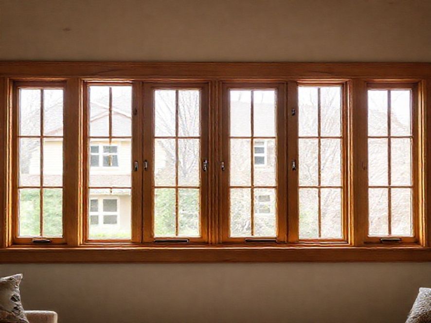 Custom bay window installation adding natural light to Payson mountain home